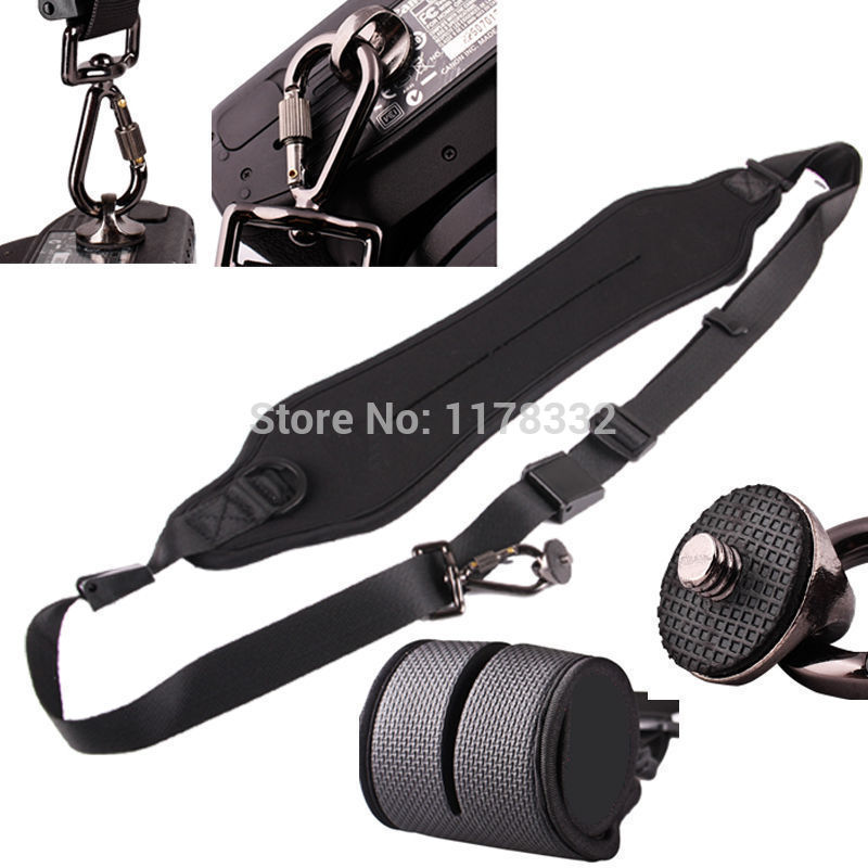 1 stks black rapid camera schouder draagriem riem sling voor camera