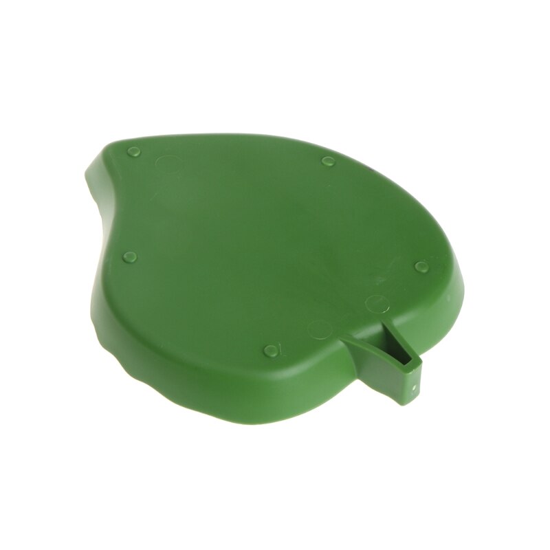 Reptile Water Food Dish Bowl Plastic Gecko Meal Worm Feeder Leaf Shape 2size