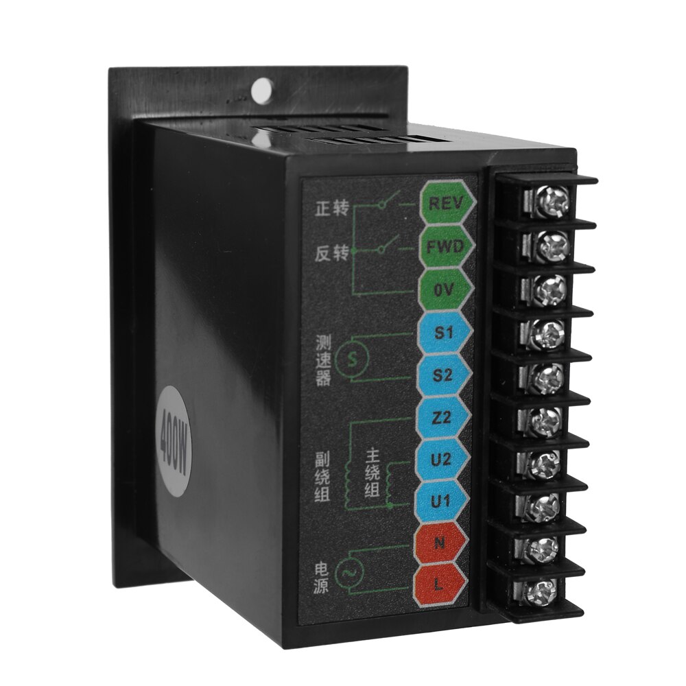 220V AC Motor Speed Controller LED Motor Speed Regulator Controller With Soft Start Function For 400W Micro Power Gear Motor