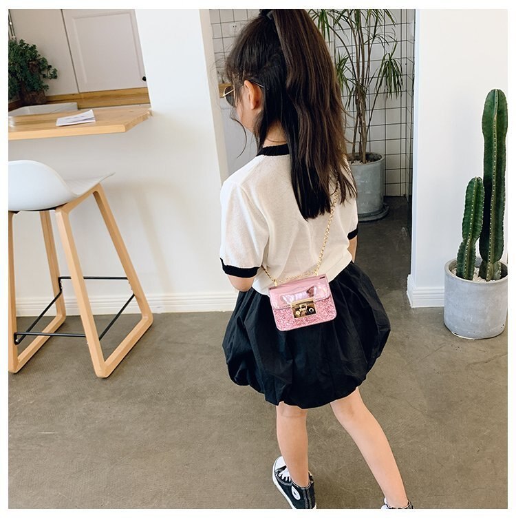 Koreaanse Kids Mini Coin Bag Leuke Lederen Crossbody Tassen Voor Baby Meisjes Kleine Portemonnee Pouch Bag Kid Portemonnee