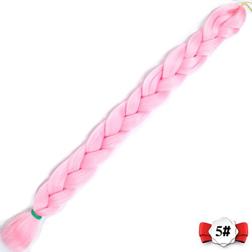 20 farve syntetiske flette hår extensions 82 tommer 165g/ pakke lange jumbo fletninger hæklet hår bulk houyan: T1b/ røde