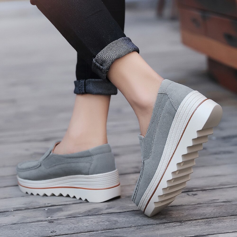 SAGACE Platform Shoes Women's Boots Spring Sports Ultra-light Increasing Boot Woman Thick Soled High-heeled walking Shoes A30910