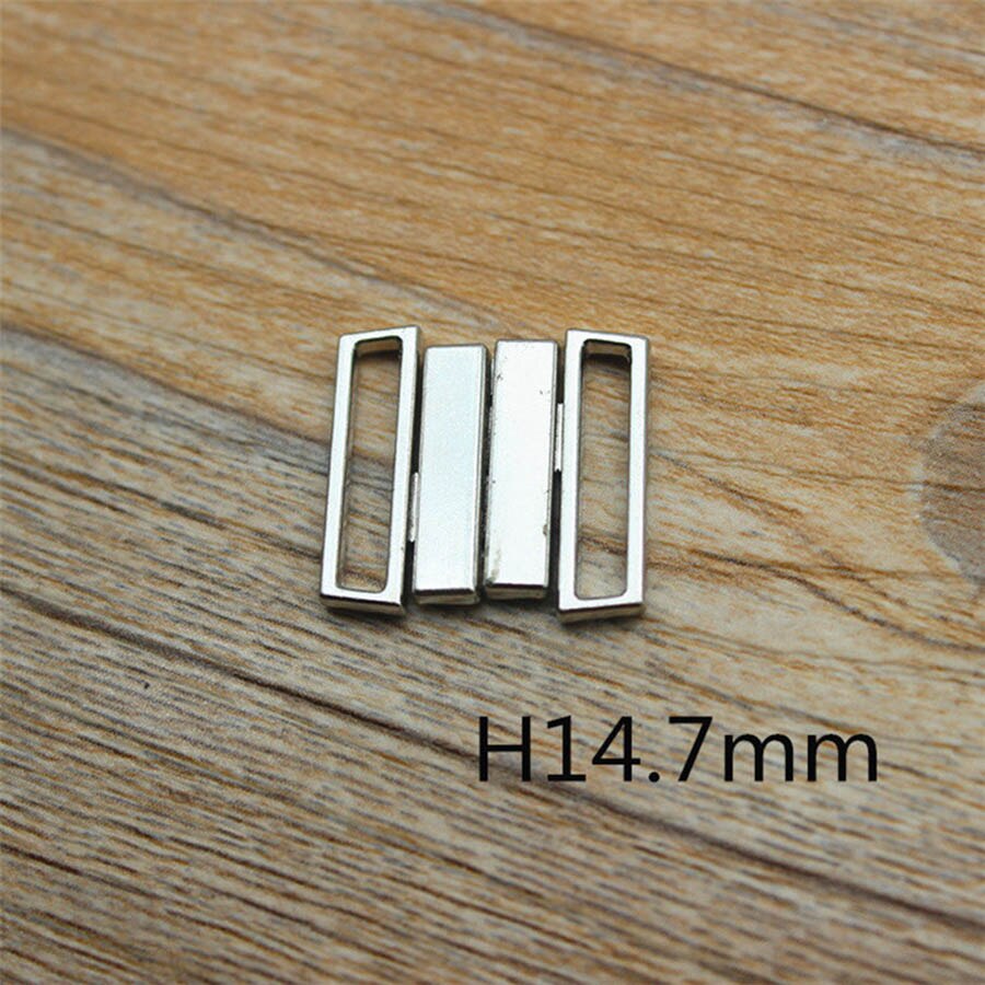 10 set legering bh klämma spännen badkläder clickers bikini front stängning spänne dekoration: H