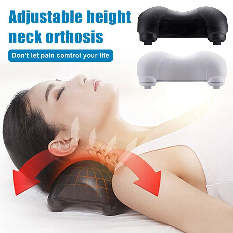 Neck Corrector Pillow Adjustable Height Cervical Vertebrae Pillow Health Care Massage Health Cervical Spine Pillow 23x14x9.5cm
