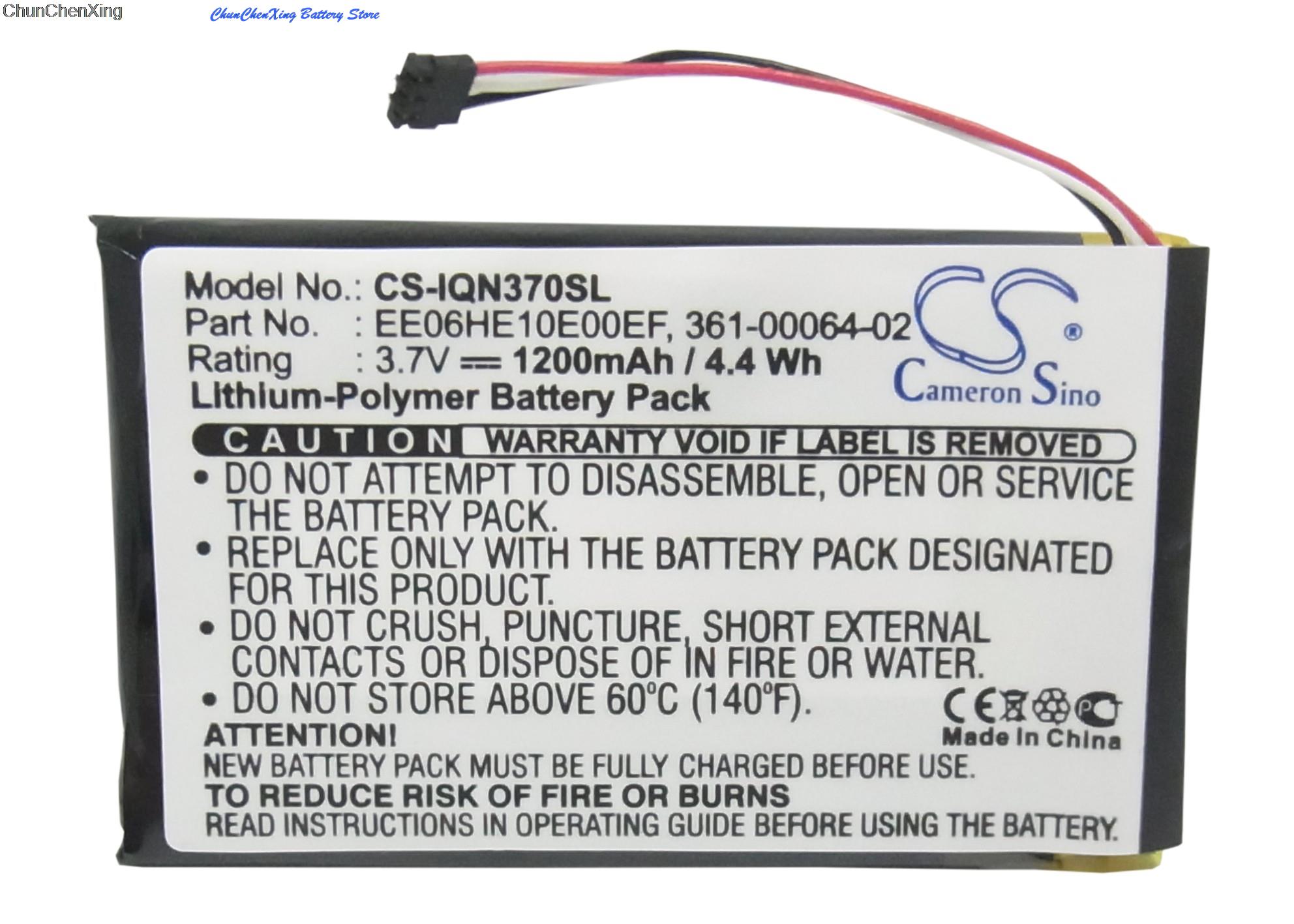 Batteria Cameron Sino 1200mAh 361-00064-02 361-00046-02 per Garmin Nuvi 3700, Nuvi 3760,Nuvi 3760T, Nuvi 3790, Nuvi 3790T