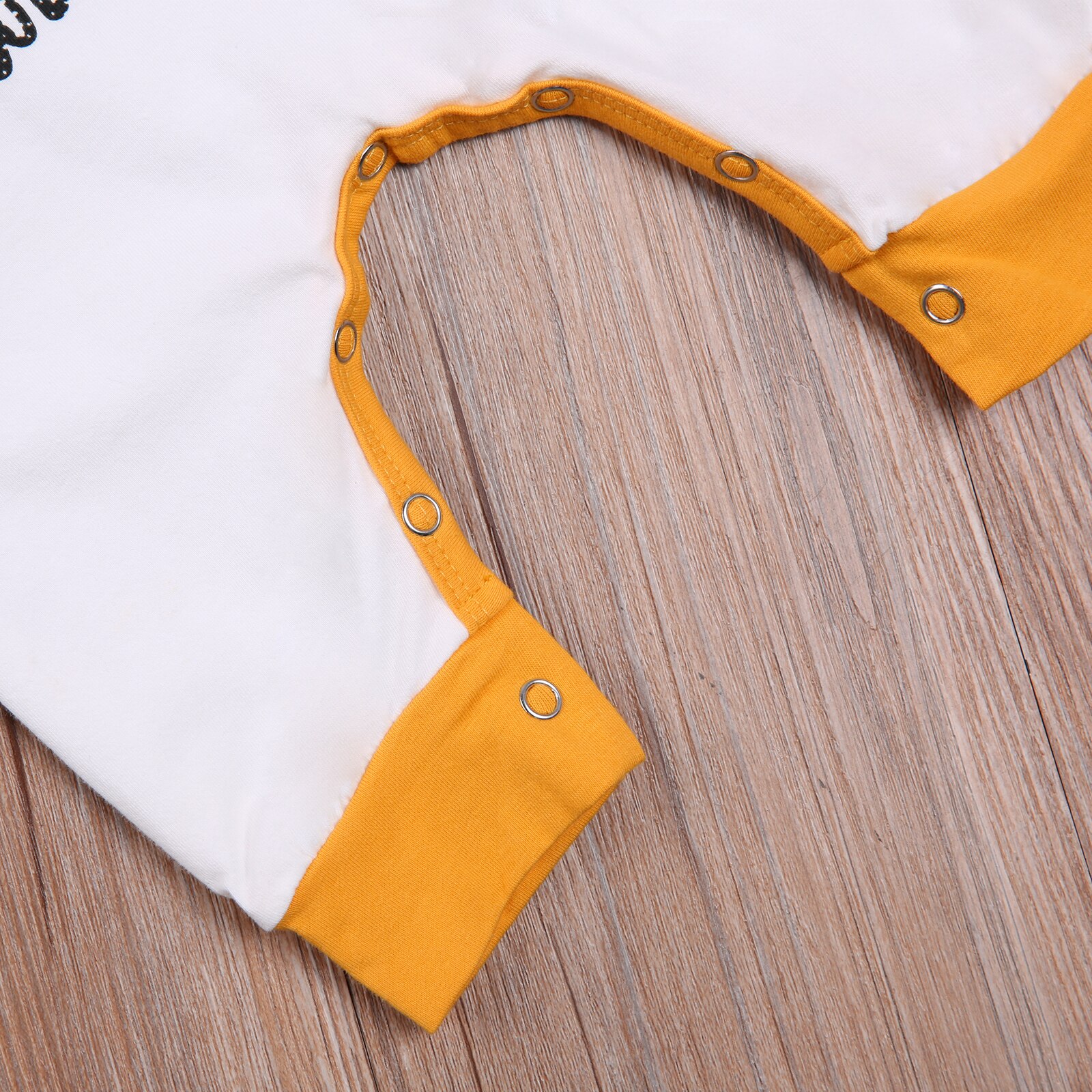 Baby Baby Jongen Meisje Romper Peuter Geel Leeuw Patroon Korte Mouw Kruis Knop Crew Hals Kledingstuk