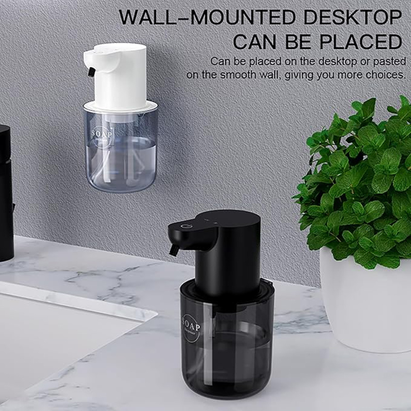 400ml Automatic Sensor Soap Dispenser Rechargeable Hand Sanitizer Dispenser Wall Mounted Bathroom Electric Foam Hand Washer
