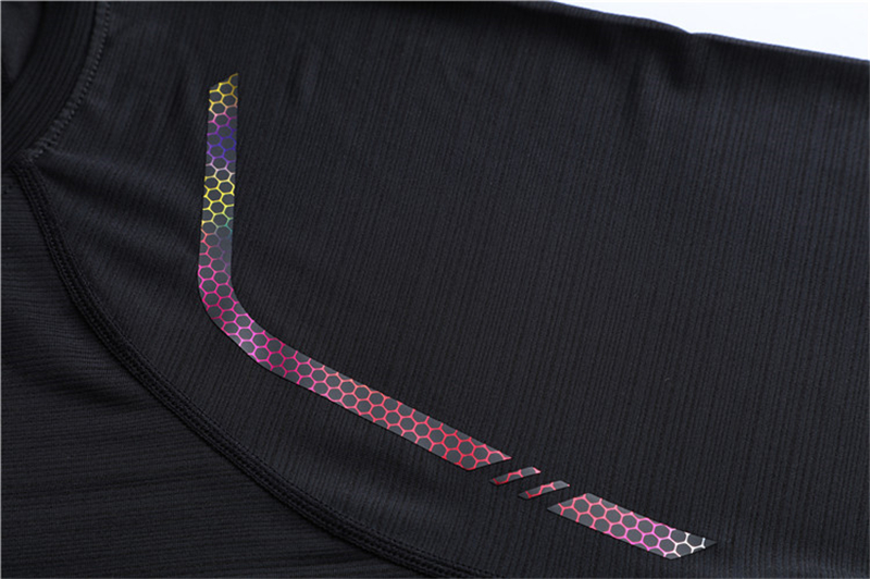 Koszulka sportowa męska oddychająca szybkoschnąca bluza z długim rękawem na siłownię odzież sportowa odzież robić biegania elastyczna