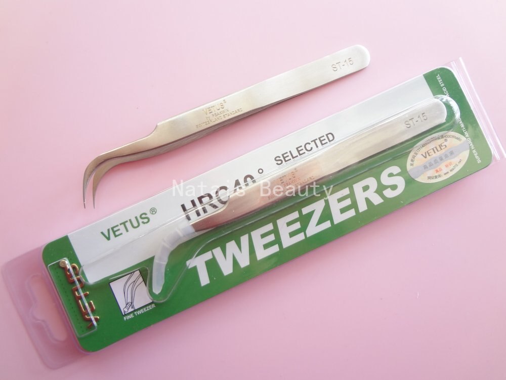 10 stks VETUS Tweezer ST-11 Rvs Elektronica Medische Pincet Make Schoonheid Tang Reparatie Multi Gereedschap: ST15