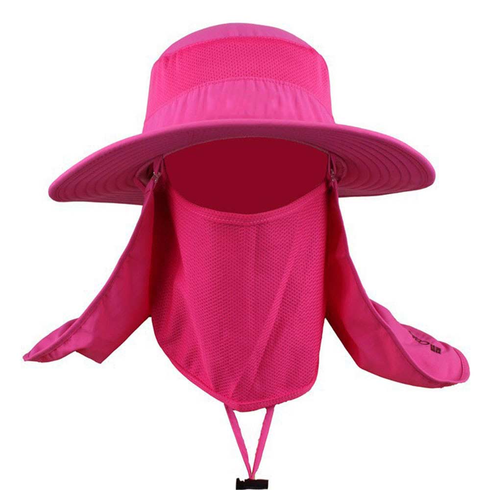 Gorra Cubo Sombrero de Pesca Con Solapa para Cuello Visera