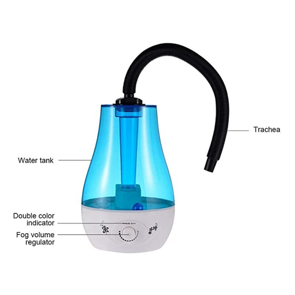 Reptiel Luchtbevochtiger 3L Water Tank Hagedissen Kameleons Slangen Terrarium Vaporizer Ultra-Stille Mist Maker Met Flexibele Slang