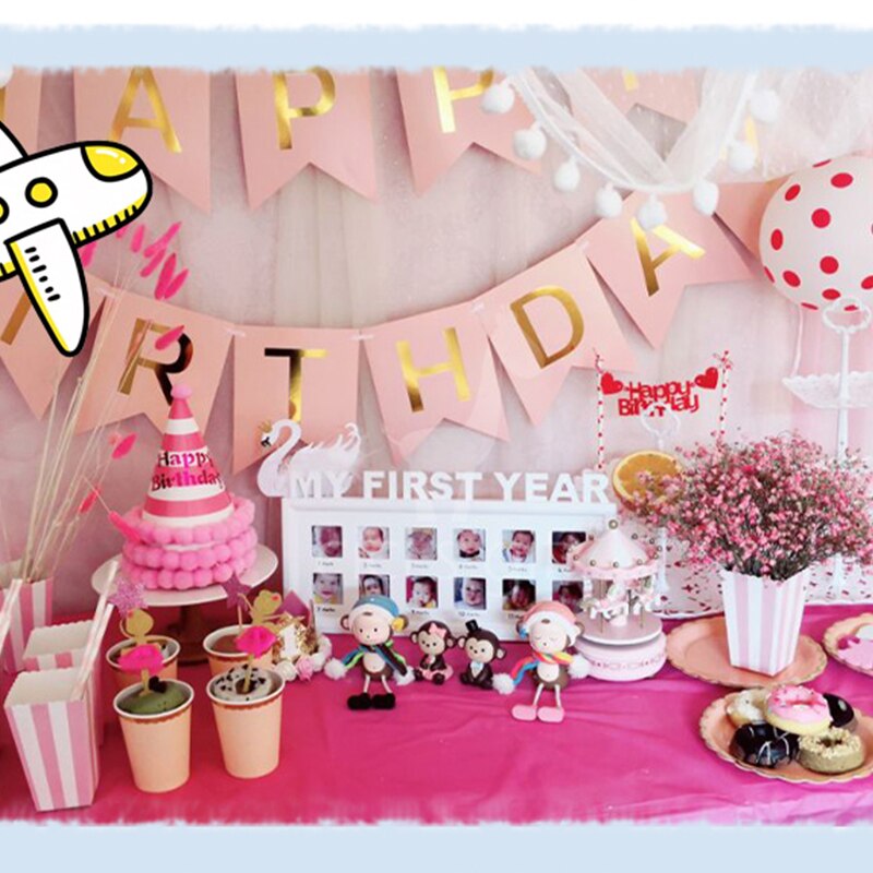 Bebe my first year fotoram 12 månader fotoram med crafy bläck baby diy baby ram baby minnen nyfödd 1 år