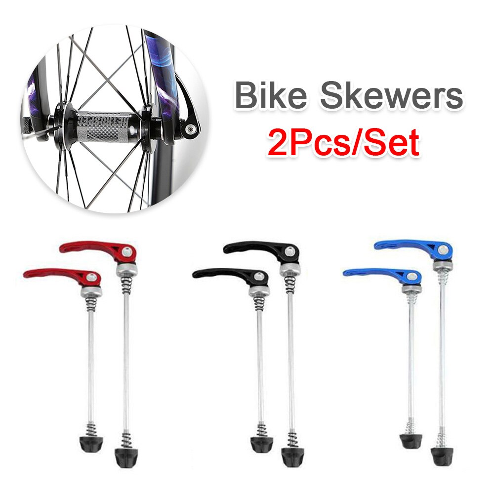 Mountain Bikes Quick Release Skewer Bicycle Axle Wheel Hub Front and Rear Skewers Set Cycling Tools MTB Bike Accessories