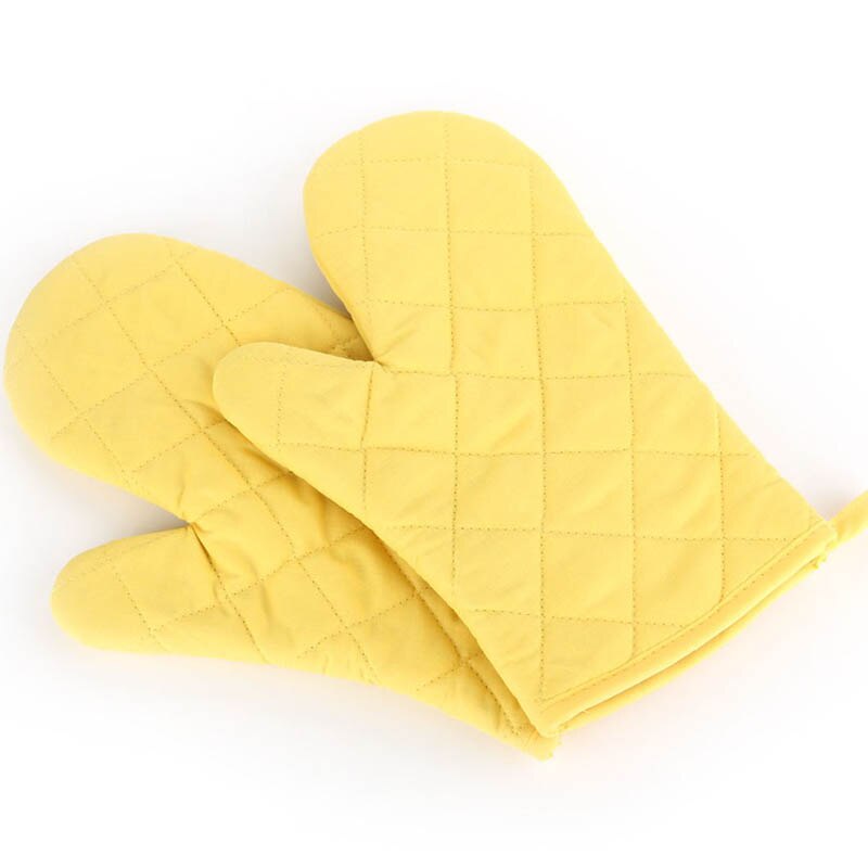 Guante aislante antideslizante resistente al calor, utensilio de cocina para horno microondas, guantes de algodón para hornear, 1 ud.