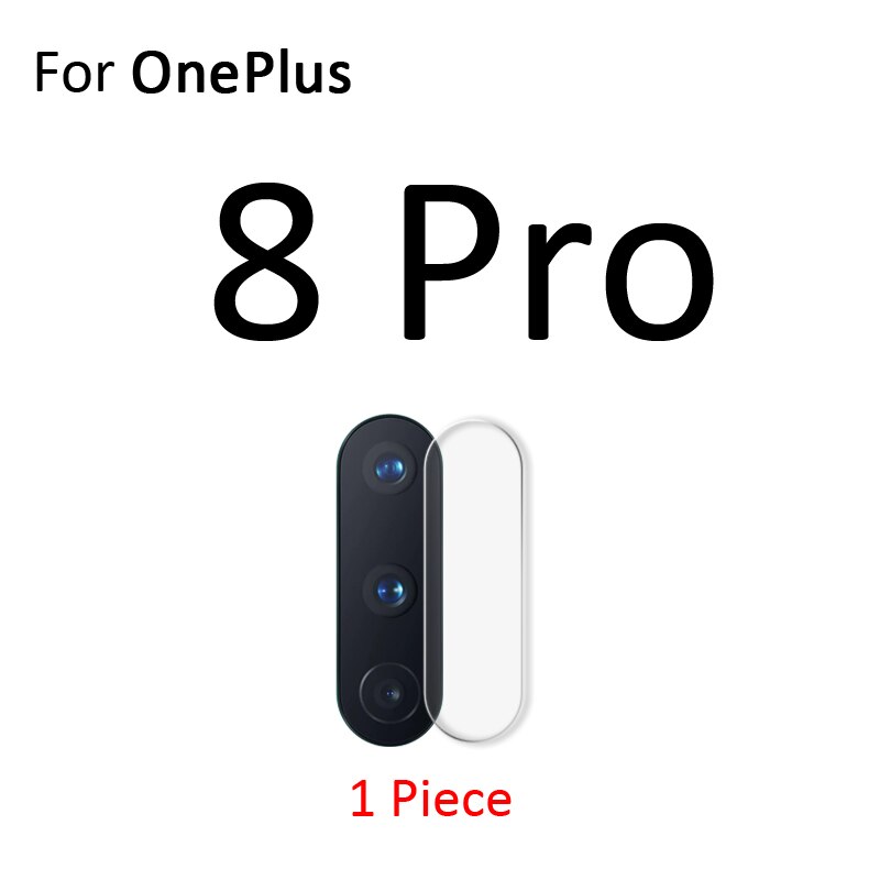 Back Camera Lens Voor Oneplus Een Plus 9 8T 8 7T 7 Pro Beschermfolie Achter Screen Protector helder Gehard Glas: For OnePlus 8 Pro