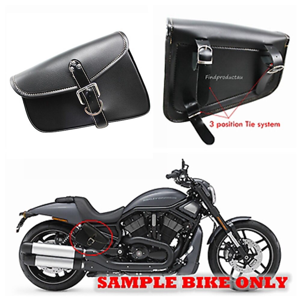 Saddlebag Black Useful Nice PU Leather Saddlebag Saddle Bag
