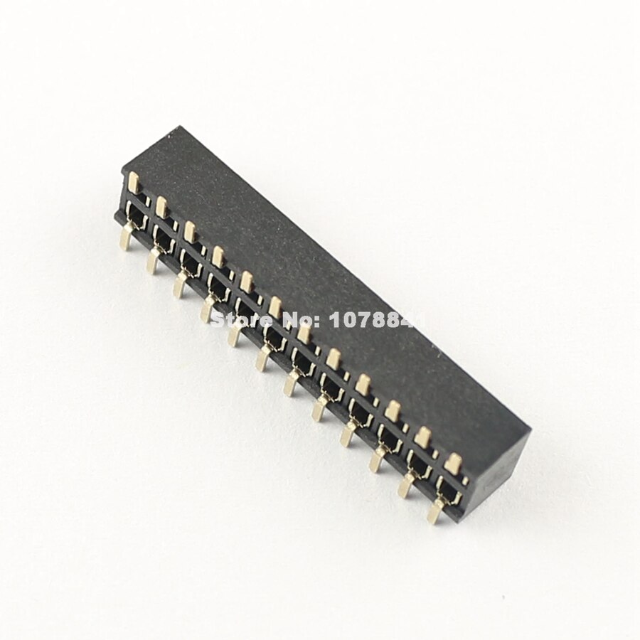 50pcs 2mm 2.0mm Pitch 2x12 Pin 24 Pin Female Double Row SMT Pin Header Strip
