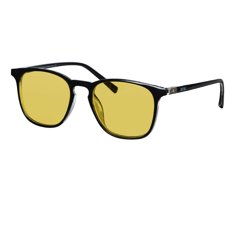 SHINU lunettes bloquant la lumière bleue hommes lunettes de jeu sur ordinateur rouge Orange jaune clair anti lumière bleue lentilles Tr90 monture pour hommes: Rose