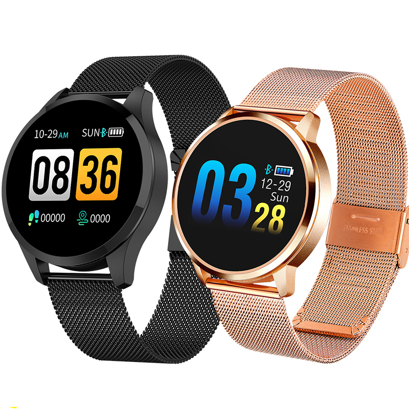 Newwear Q8 Q9 Smart Uhr Elektronik Männer Frauen Wasserdichte Sport Tracker Fitness Armband Smartwatch Tragbare Gerät