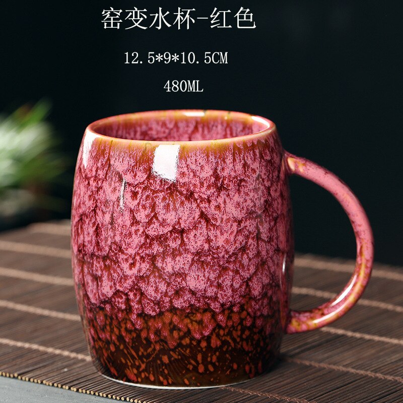 Keramiske 480ml kaffekrus tazas de ceramica creativas kaffekop te kop rejsekrus krus lærer påskønnelse  i077: 2
