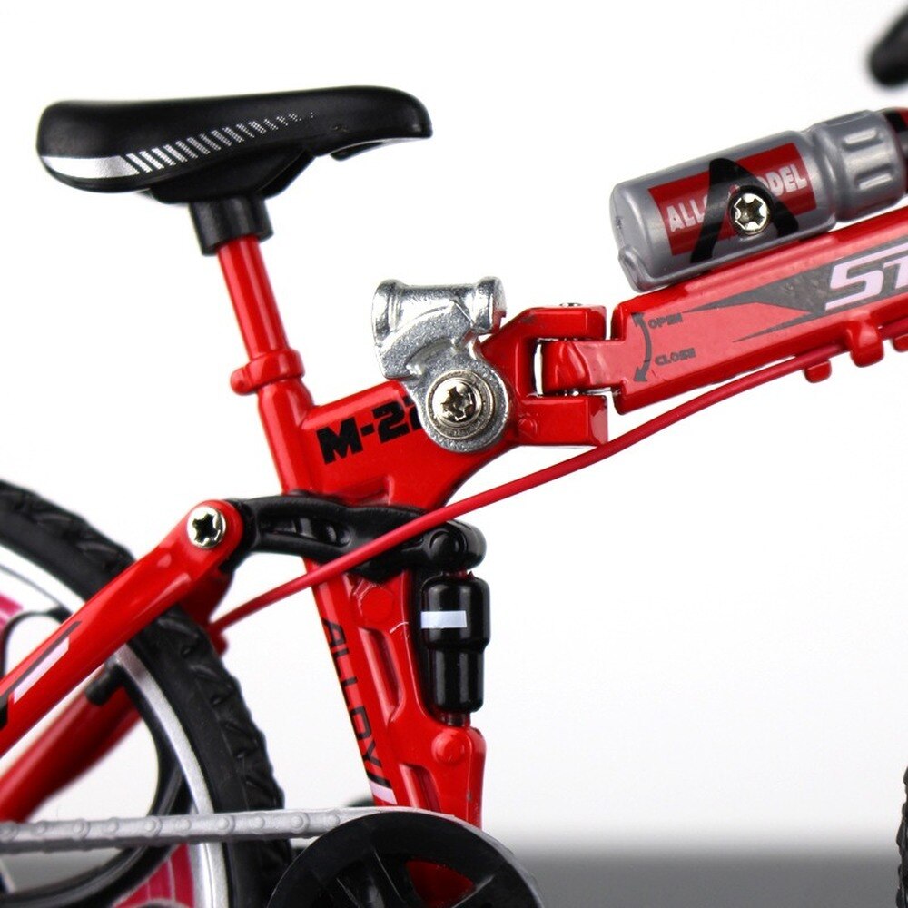 Mini 1:10 Legering Fiets Model Diecast Metalen Vinger Mountainbike Racing Speelgoed Bocht Road Simulatie Collectie Speelgoed Voor Kinderen