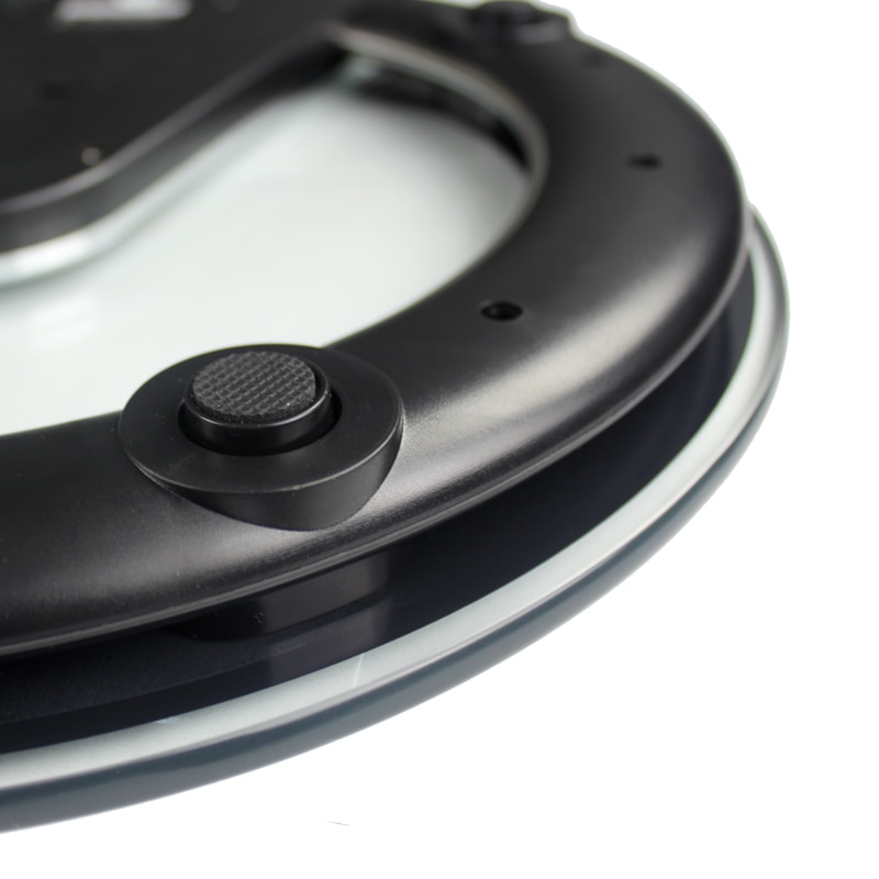 Best Selling 180kg circular night vision temperature measuring weight scale 3 Colors smart LCD digital FLOOR SCALES BY828