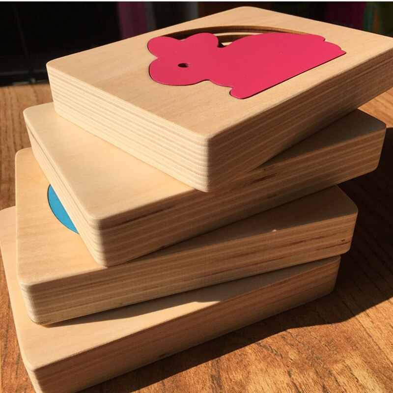 Candywood-Juguetes de madera para niños, rompecabezas 3D de animales de cartón, rompecabezas multicapa, juguetes para bebés rompecabezas, ayuda educativa temprana