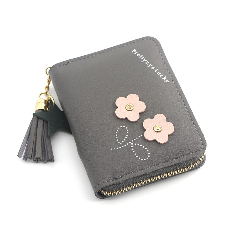 Einfarbig Kurze Kupplung Kleine Brieftaschen PU Leder Frauen Geldbörsen Damen Einfache Mini Karte Halfter Reise Brieftaschen Weibliche: G