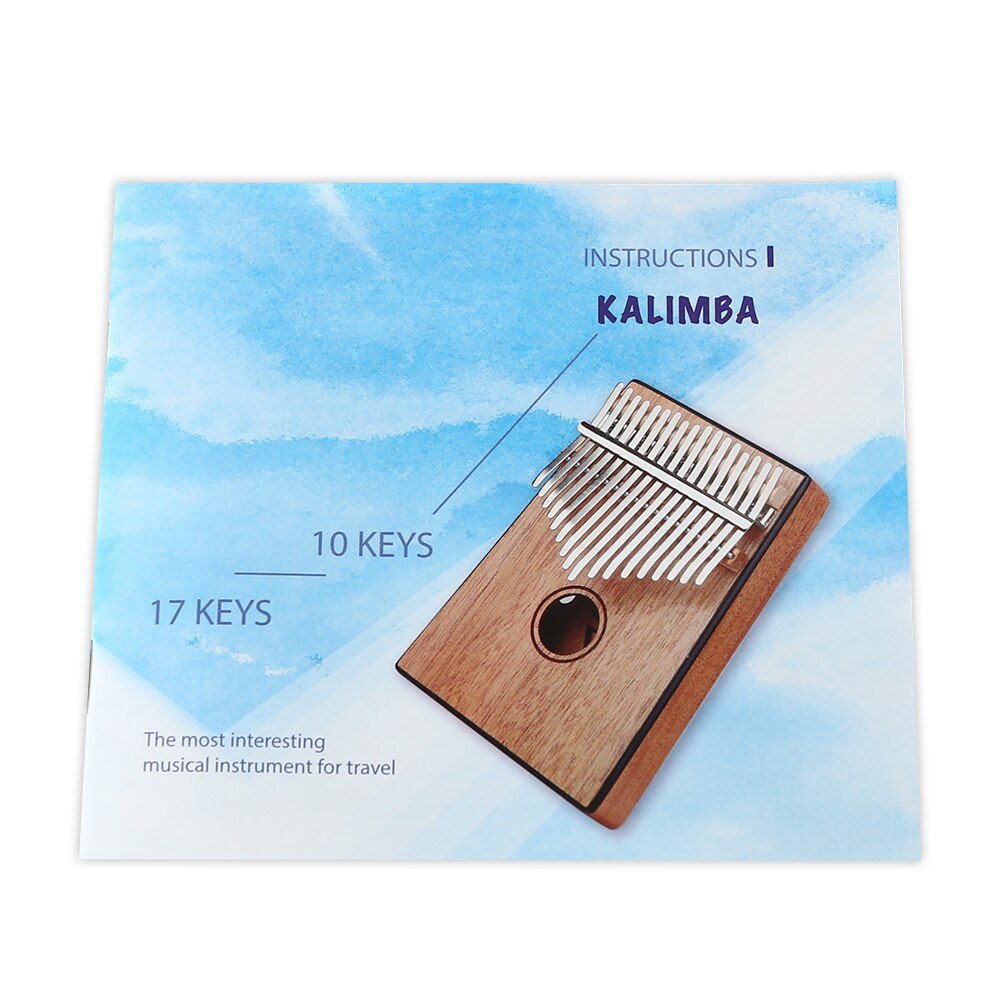 Kalimba Thumb Piano Portable Learning Book Thumb Piano Text Music Book Instrument Guide for Music Lover Beginners Kid