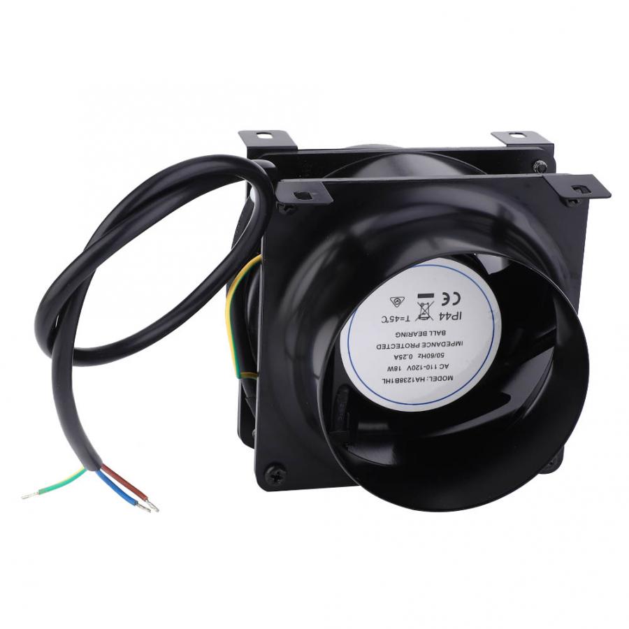 4 Inch Axial Duct Fan Air Ventilator Pipe Ventilation Exhaust Fan for Basement Library Kitchen Wall Fan Duct Fan 100-120V