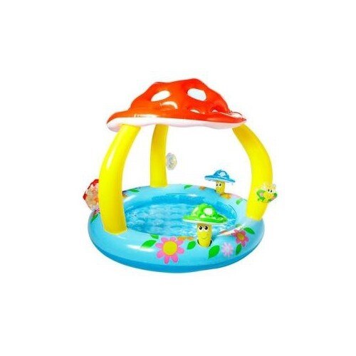 Flotteur De Piscine Pour Bébé Avec Ombre | Bateau De Piscine Flottant