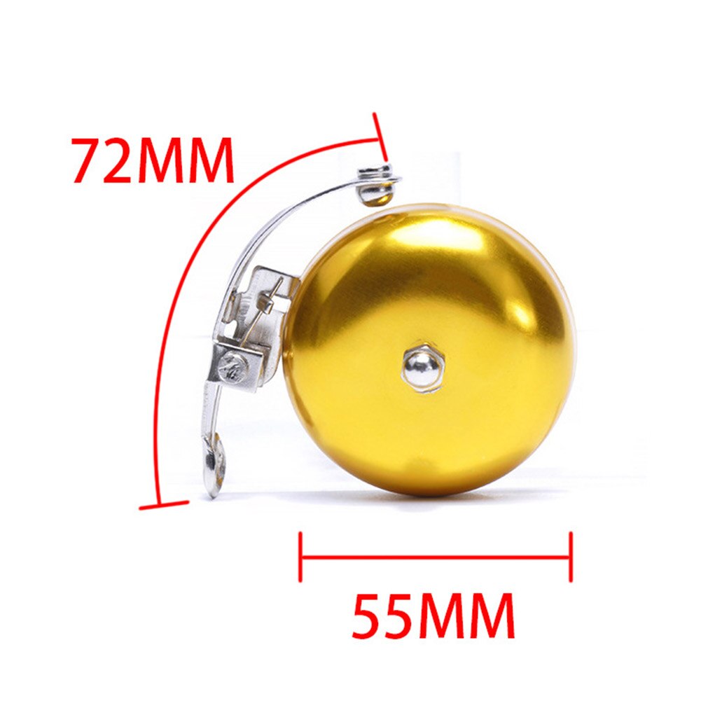 Bicycle Bell Mini Retro Alloy Mountain Road Bike Horn Sound Alarm Bicycle Outdoor Cycle Safety Warning Accessories