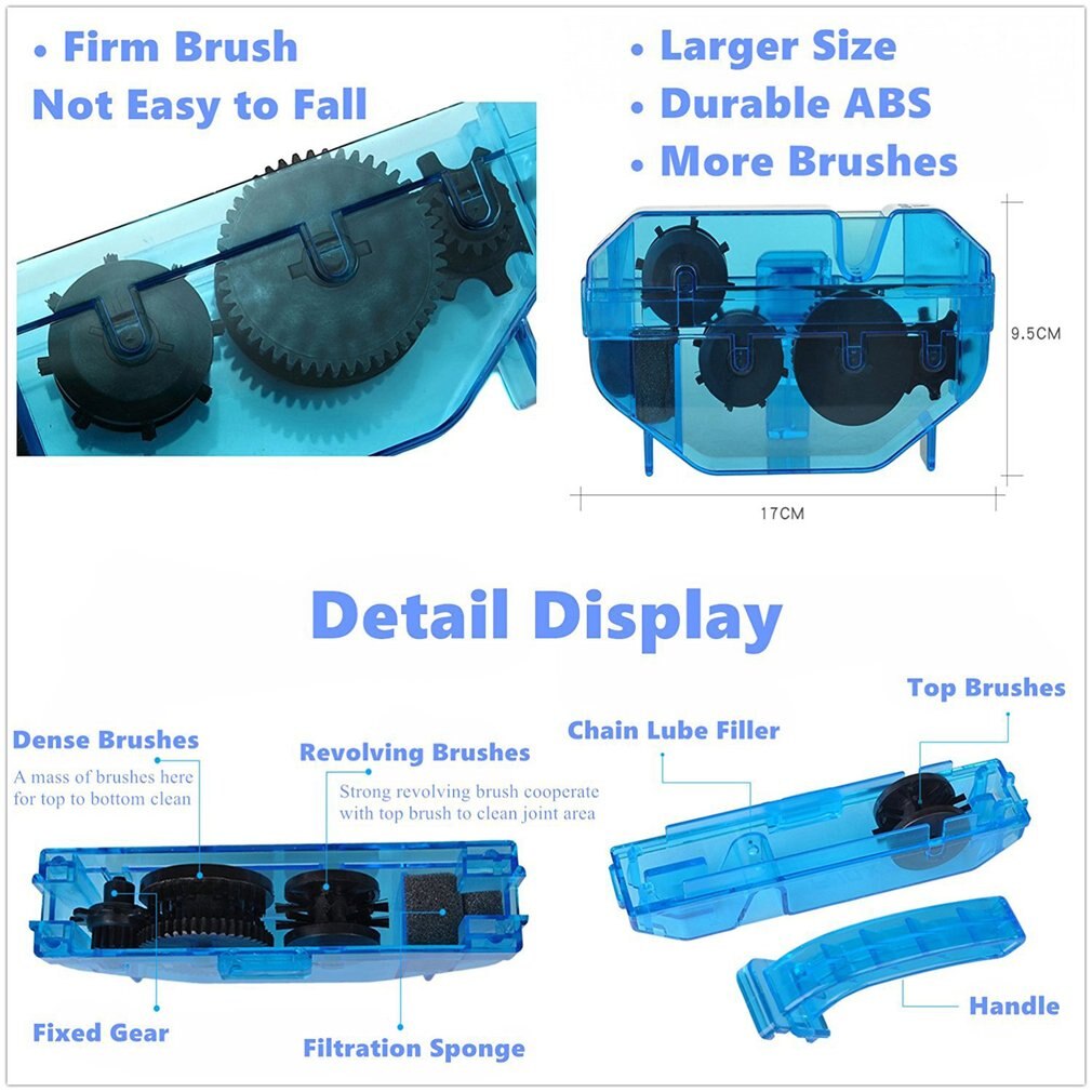 Bicycle Cleaning Wash Chain Device Cleaner Tool Mountain Bike Accessories Retention Maintenance Equipment Outdoor Products