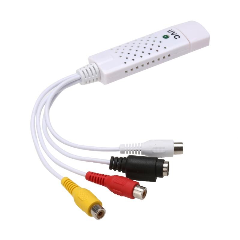 USB 2,0 convertidor de Audio y vídeo de captura adaptador para Win XP 7 8 10