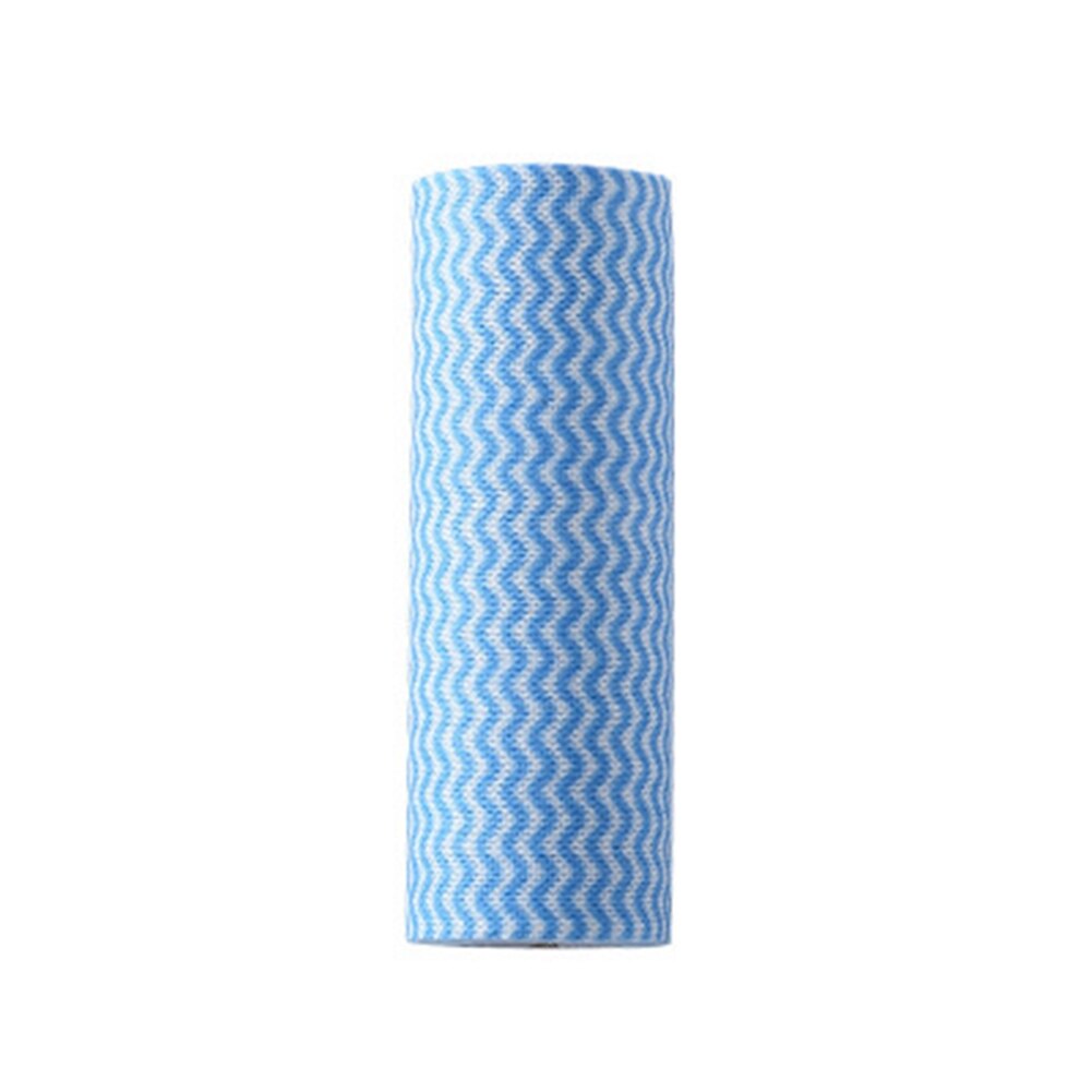 Torchon de cuisine en papier Non tissé, lavable et jetable, sans huile, pour la maison et le Restaurant: Bleu
