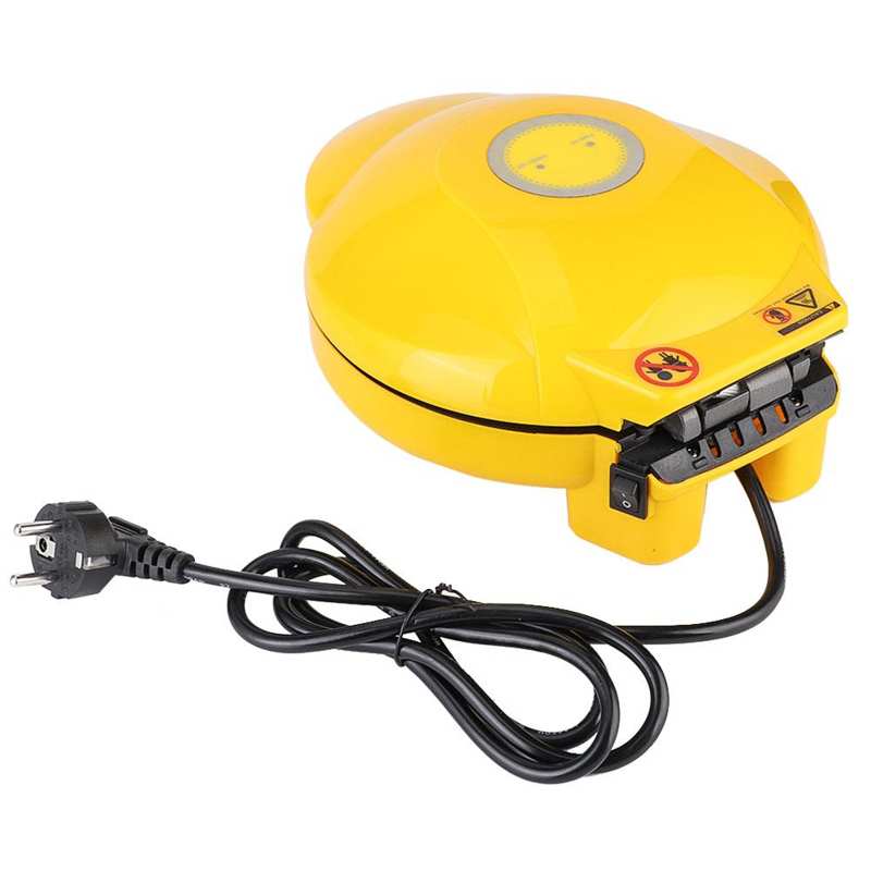 Mini fabricant de gâteau électrique mignon dessin animé gaufrier antiadhésif bulle oeuf gâteau four Pan petit déjeuner Machine EU Plug 220V