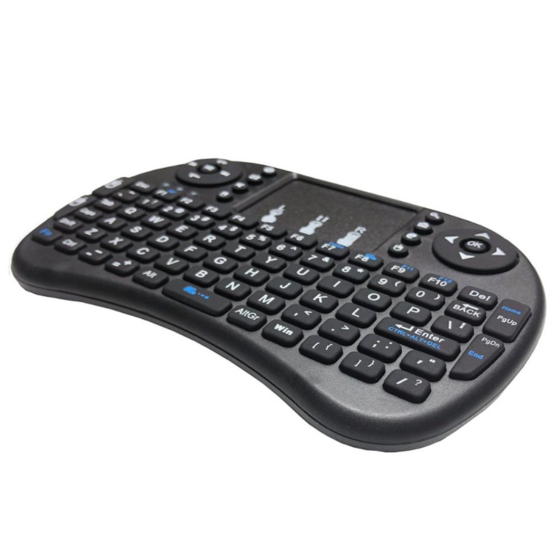 2.4GHz Mini Wireless Keyboard QWERTY Black Portable i8 with BL 5C Battery For Tablets Windows TV Xbox PS3 Raspberry Pi