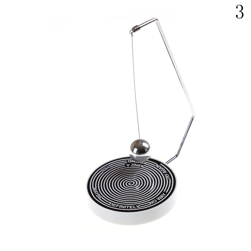 Pendulum Dynamic funny Magnetic Swinging Pendulum Game Decision Maker ball Desk Toy Decor Fate Desk Toys: 3