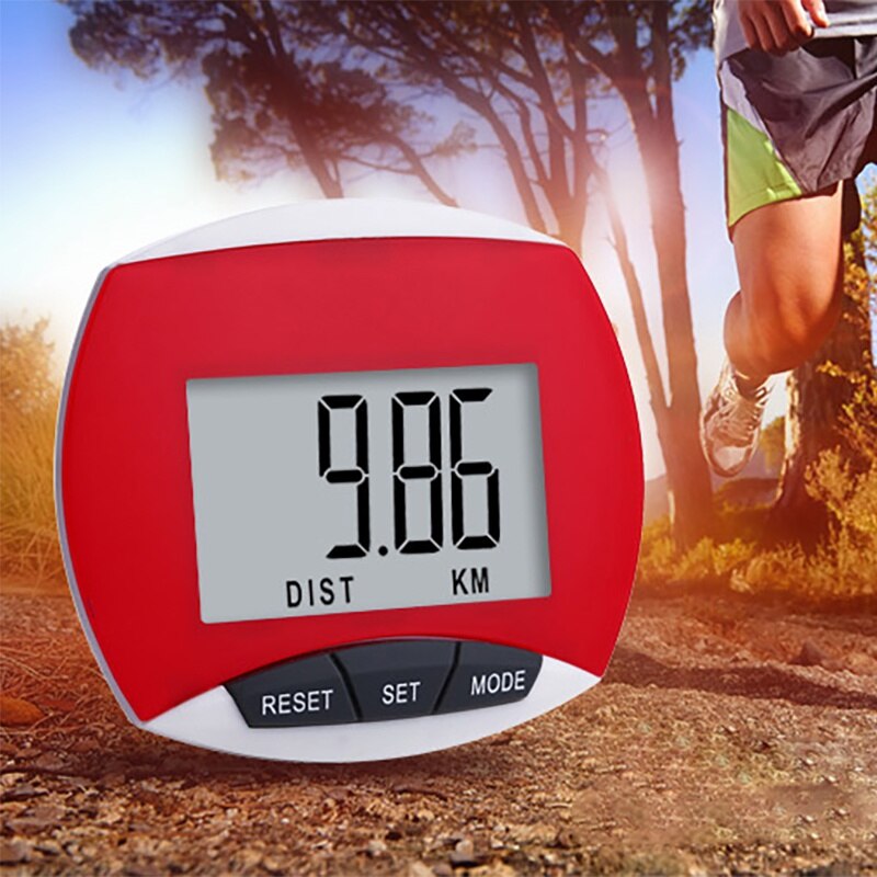 Multi-Function LCD Pedometer Step Walking Jogging Running Hiking Distance Fitness