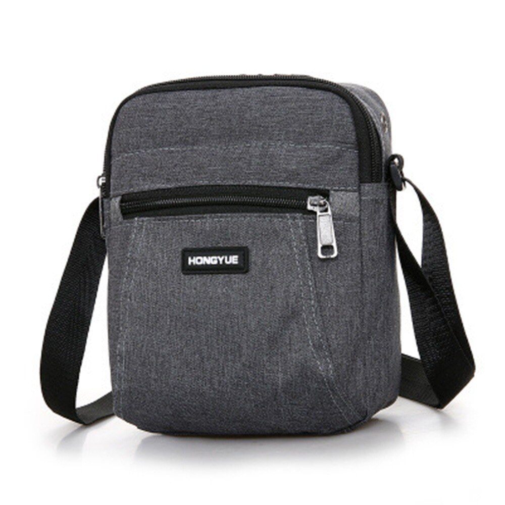 Men Bag Messenger Backpack Shoulder Bags Men's Simple Casual Waterproof Oxford Cloth Pocket Travel Business Handbag: D-dark green