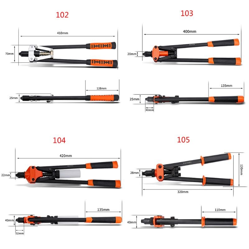 Single Double Handle Manual Pulling Core Nut Pull Cap Leve Hand Tool Mandrels