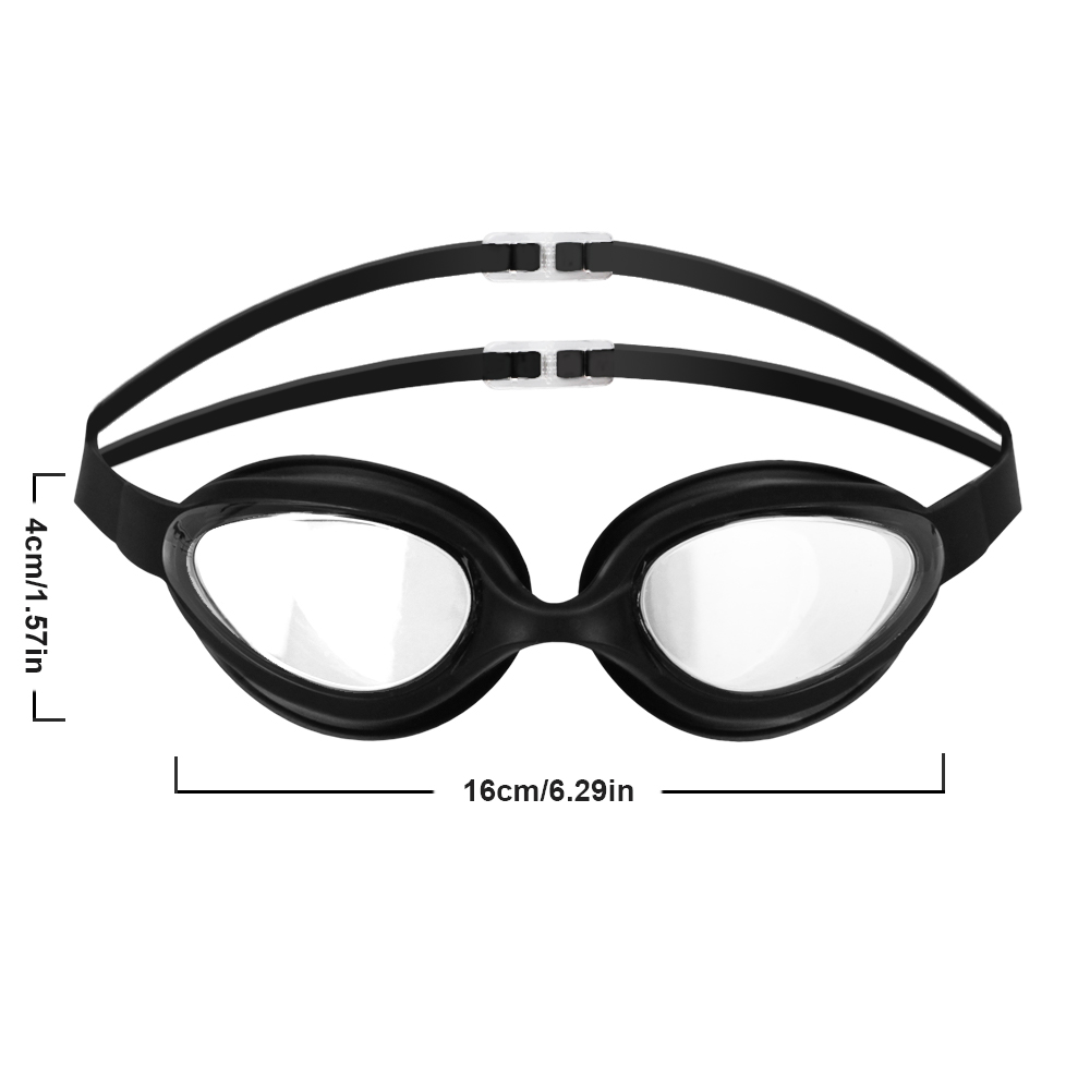 Zwembril Cap Volwassen HD Anti-condens Zwembril Set Waterdichte siliconen zwembril Anti-UV zwembril