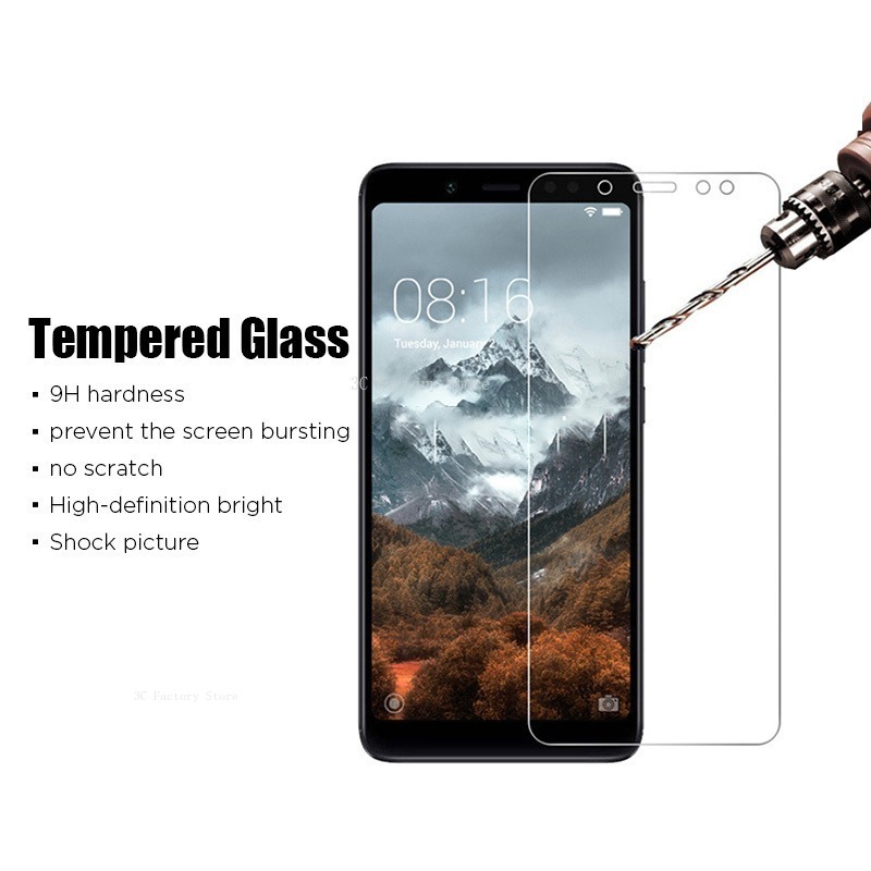2Pcs Screen Protector for Redmi Note 9 Pro 10 11 Pro 9S 10S 11S 9T Protective Glass for Redmi 9 9A 9AT 9C NFC 9T Film Glass