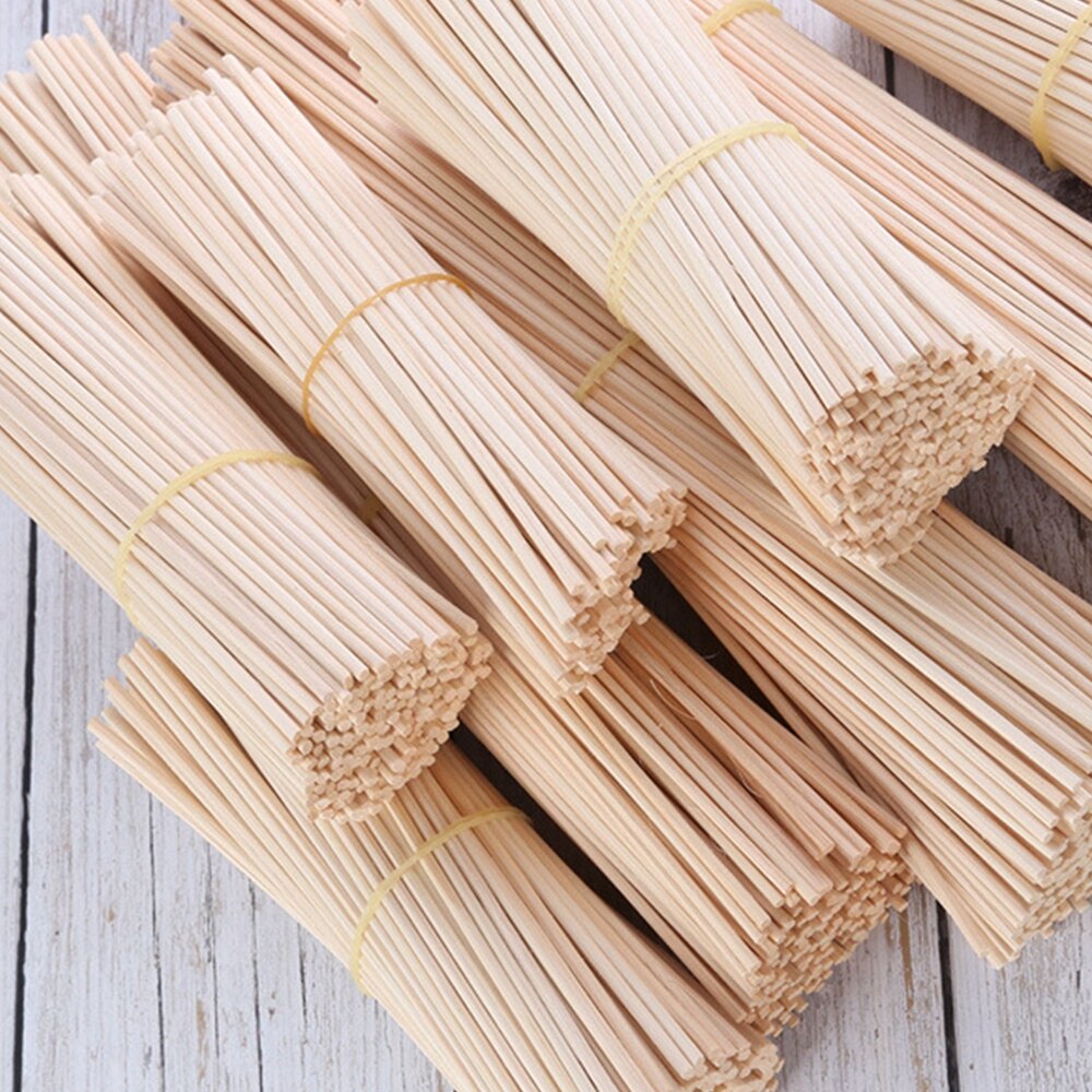 30Pcs Rotan Reed Sticks Geur Reed Diffuser Aroma Olie Diffuser Rotan Sticks voor Thuis Badkamers Geur Diffuser 3mm * 20cm