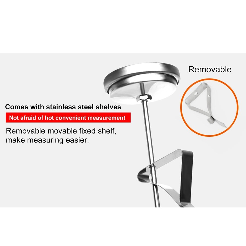 Lungo Sonda In Acciaio Inox Olio per Friggere Patatine Friggitrice Fritto Barbecue Termometro temperatura Olio barbecue termometro