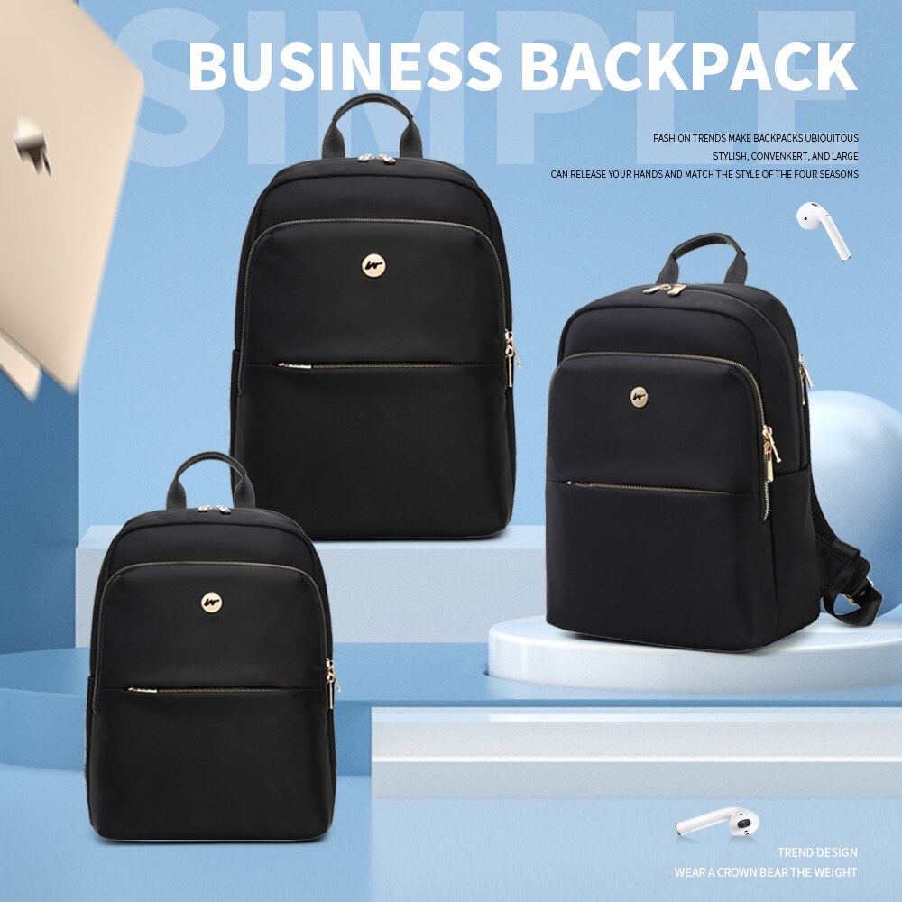 Anti Theft Waterproof Laptop Backpack 13.3 14 15.6 Inch Daily Work Business Backpack School back pack mochila for Women