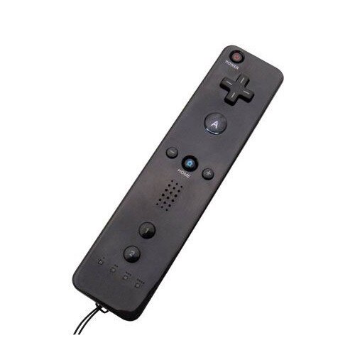 Mando a distancia inalámbrico Bluetooth con Sensor de movimiento negro para juego de consola Nintendo Wii