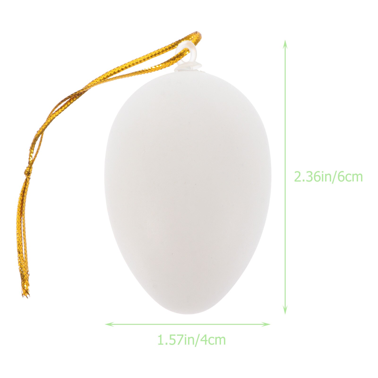 1 Set Easter Egg Paint Kit Hanging Plastic Eggs DIY Easter Eggs for Kids Painting