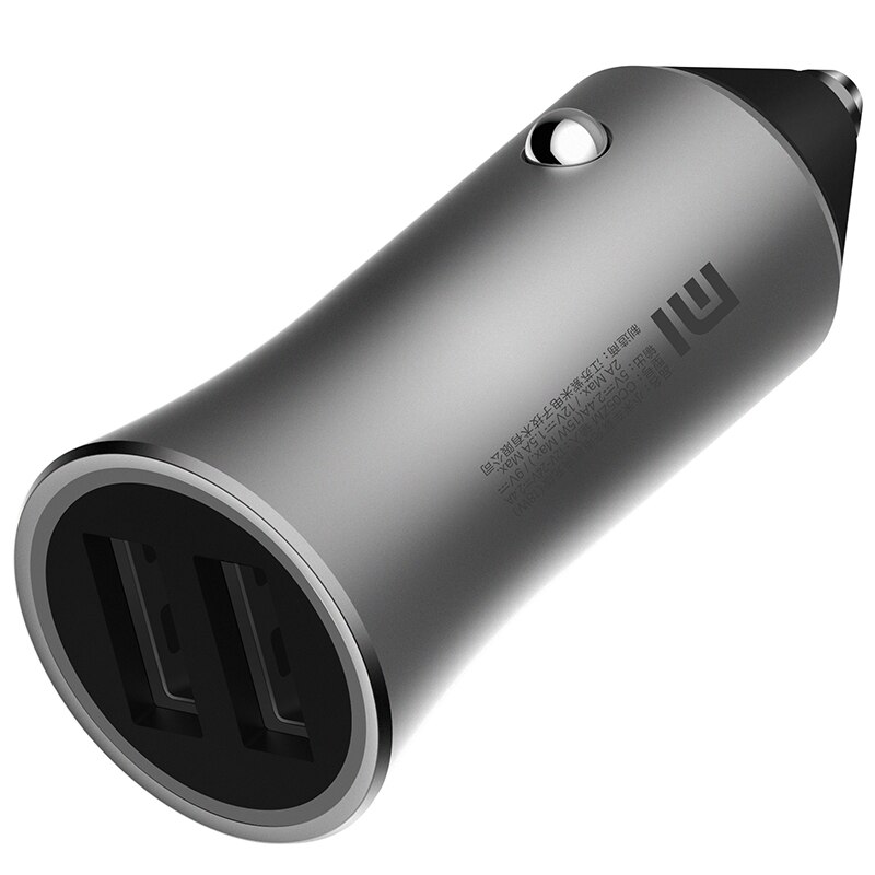 Xiaomi mi autolader pro 18w 5v 2.4a snel opladen dubbele usb autolader