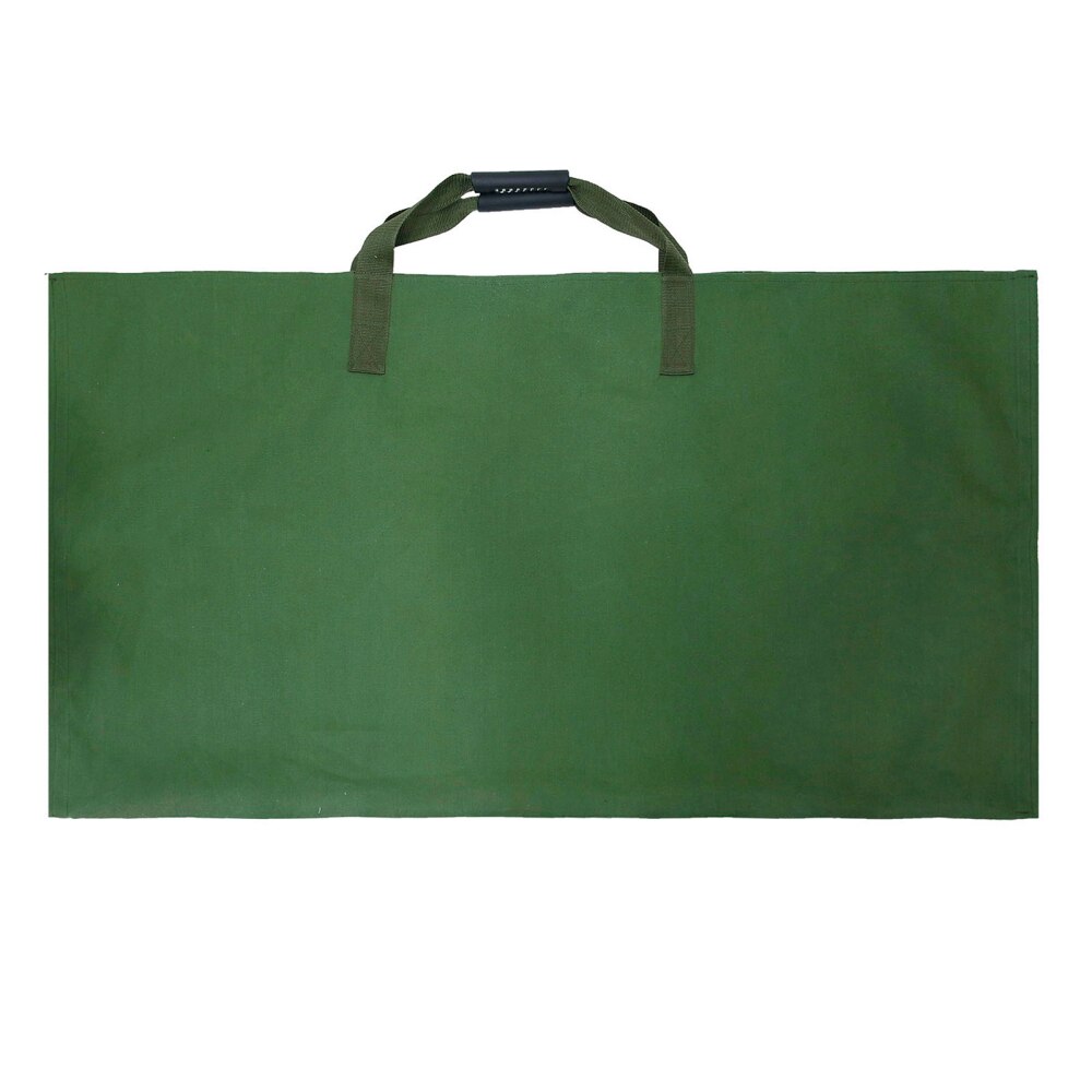 Blad Trash Bag Tote Container Grote Ruimte Draagbare Canvas Stof Multifunctionele Grote Army Green Tuinieren Mand